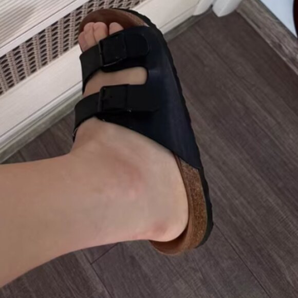 Birkenstock Arizona Sandals | Black | Classic Two-Strap | Unisex· - Picture 6 of 6